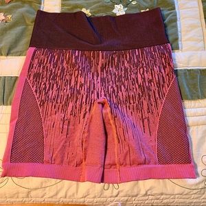 2 Lulumemon high rise spandex / biking shorts